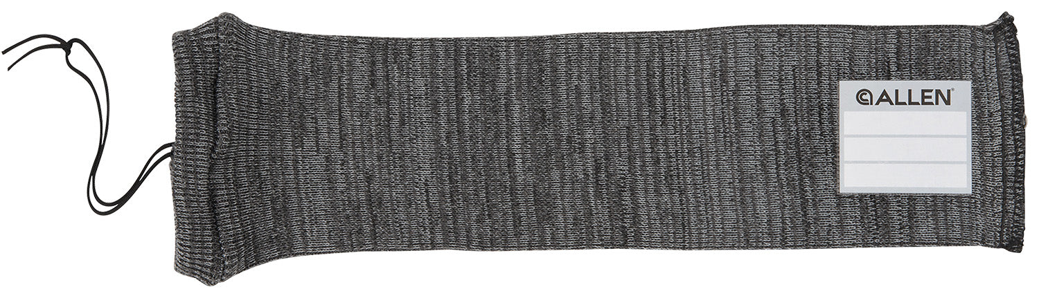 Allen 13170 Gray Stretch Knit Handgun Sock 14" Silicone-Treated with Custom ID Label