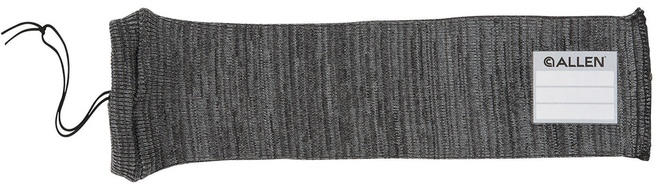 Allen 13170 Gray Stretch Knit Handgun Sock 14" Silicone-Treated with Custom ID Label
