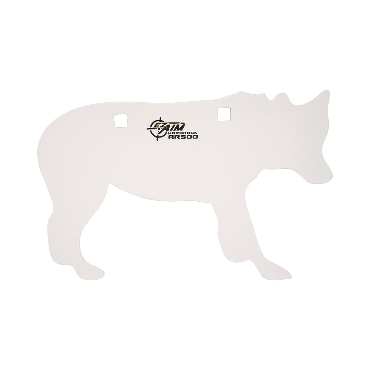 EZ-Aim 15574 AR500 Steel Coyote Silhouette Shooting Target, 3/8" Thick, White