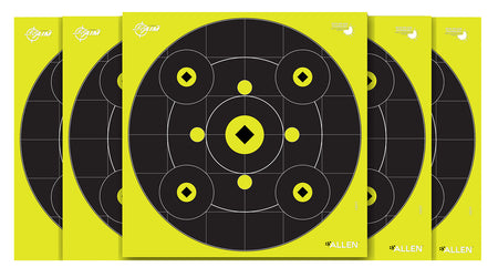 EZ-Aim 15577 Splash Reactive Bullseye Gallery Non-Adhesive Target 12 Pack
