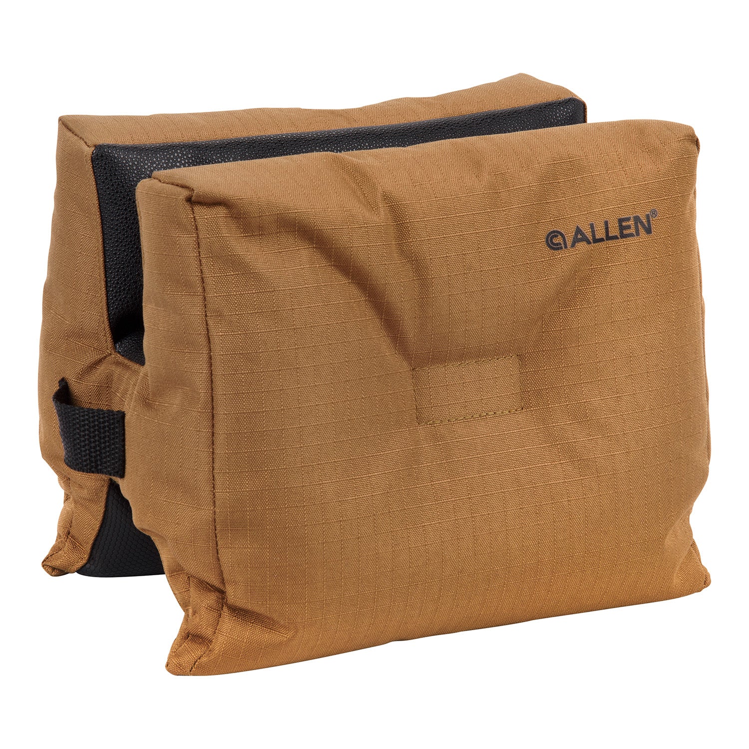 Allen 18412 X-Focus Bench Prefilled Shooting Bag Coyote with Black Accents Ripstop Polyester