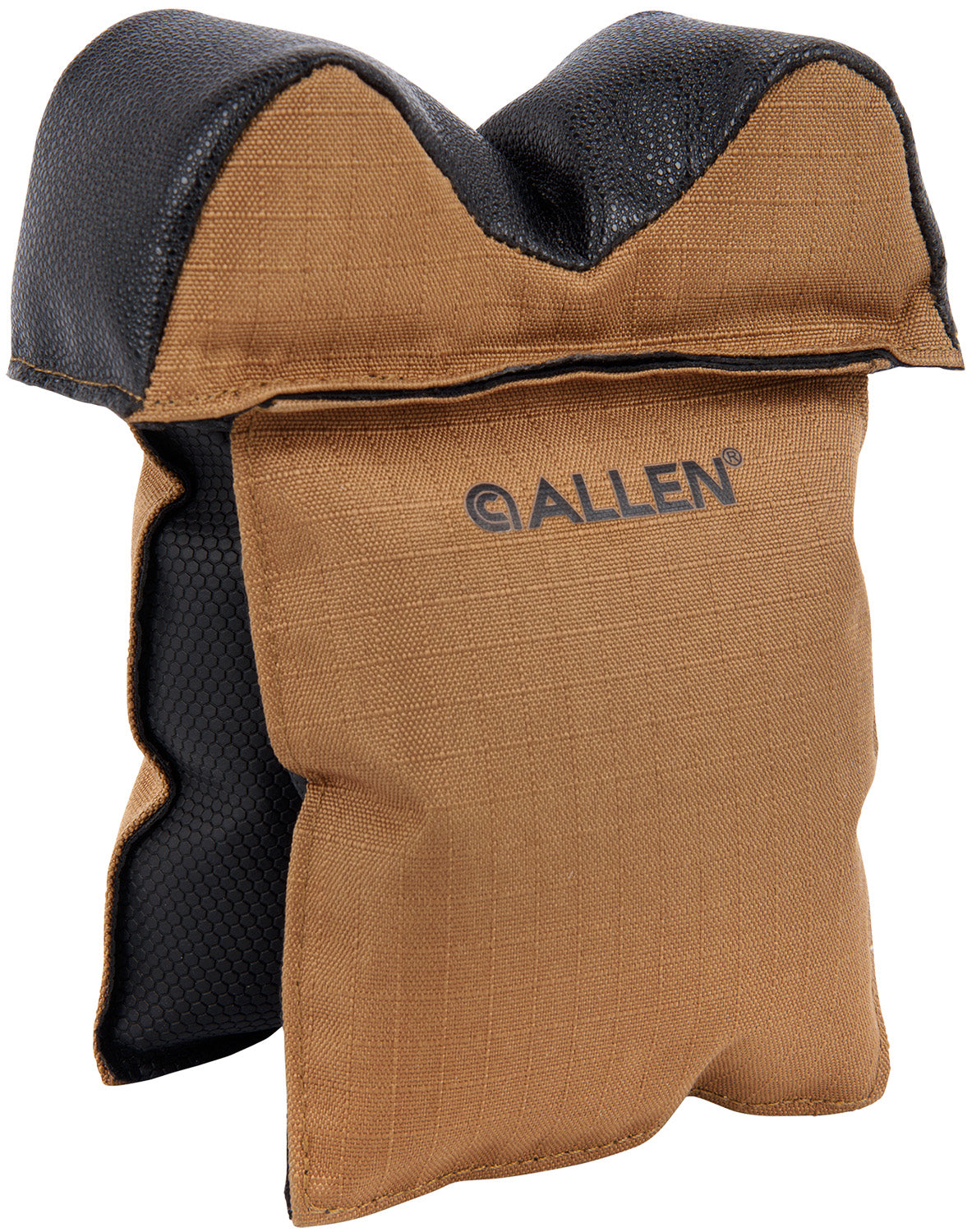 Allen 18413 X-Focus Window Prefilled Front Shooting Bag Coyote with Black Accents Ripstop Polyester