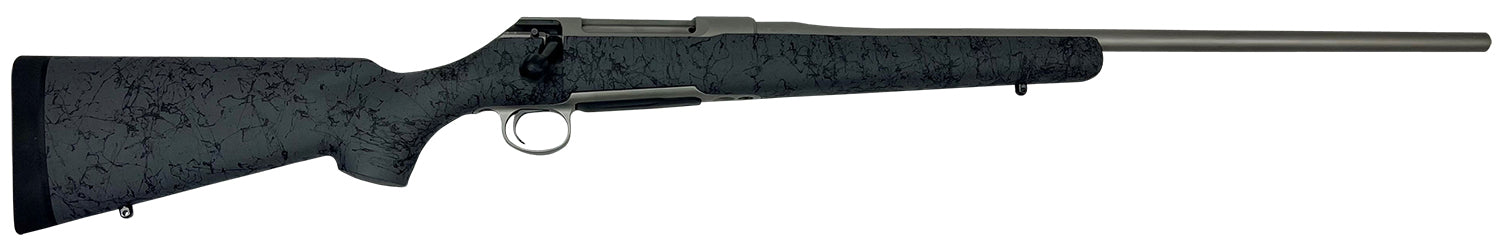 Sauer S1HSGFT65C 100 6.5 Creedmoor Caliber with 5+1 Capacity, 22" Barrel, Gray Cerakote Metal Finish & Gray Black Webbed Fixed HS Precision Stock Right Hand (Full Size)