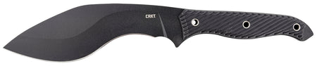 CRKT 2710 Clever Girl Kukri 7.75" Fixed Blade Knife Black Powder Coated SK-5 Carbon Steel Blade with Black G10 Handle