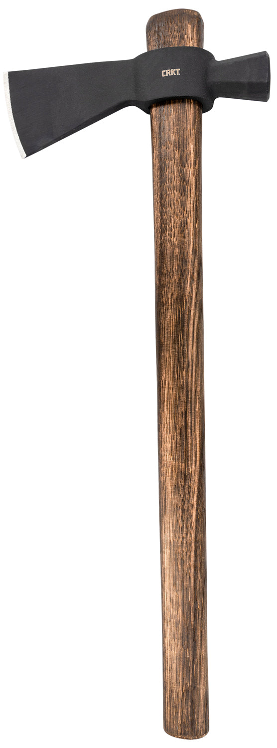 CRKT 2724 Chogan Hammer Axe Combo 1055 Carbon Steel Blade Tennessee Hickory Handle 17.88" Overall Length