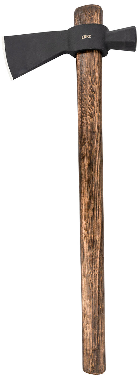 CRKT 2724 Chogan Hammer Axe Combo 1055 Carbon Steel Blade Tennessee Hickory Handle 17.88" Overall Length
