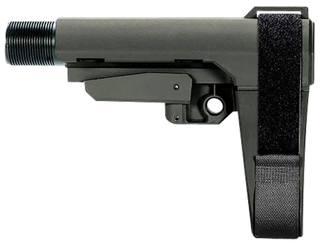 SB Tactical SBA3 X Pistol Stabilizing Brace Stealth Gray 5-Position Adjustable AR-Platform (Tube Not Included)