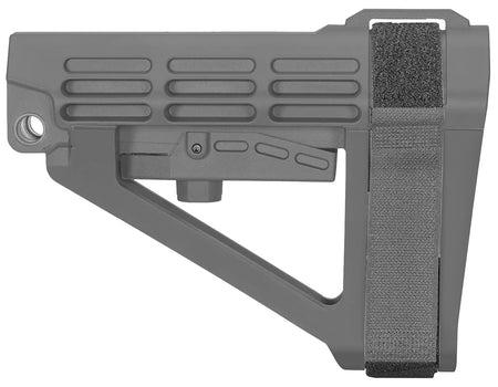 SB Tactical SBA4 X Pistol Stabilizing Brace Stealth Gray Adjustable Synthetic AR-Platform