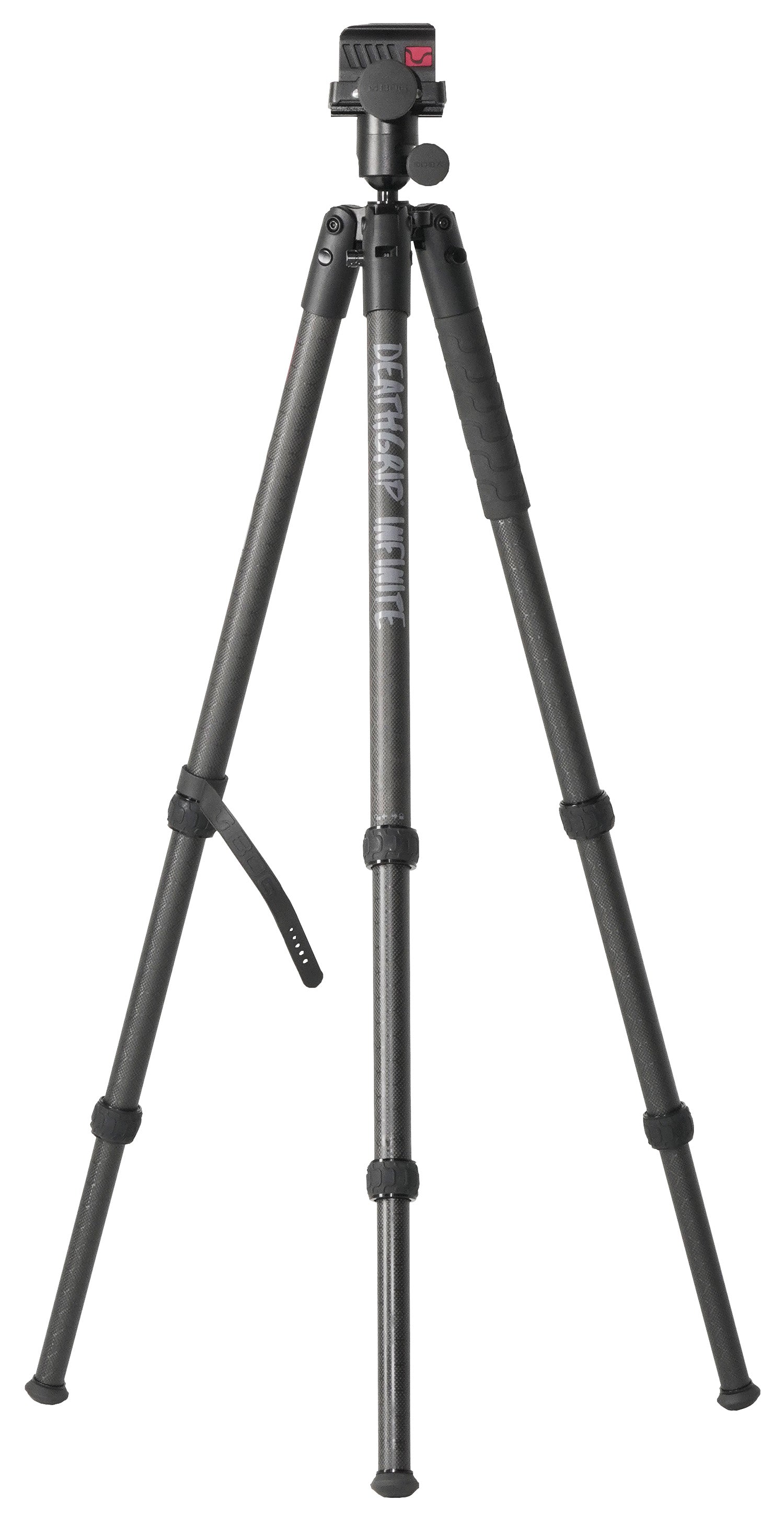 Bog-Pod DeathGrip Infinite Tripod Carbon Fiber Black Ball Head Mount 6.5"-59"