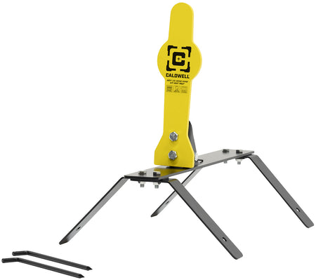Caldwell 1178560 Auto Reset 33% Rifle AR500 Steel Pepper Popper Target with Ground Stakes