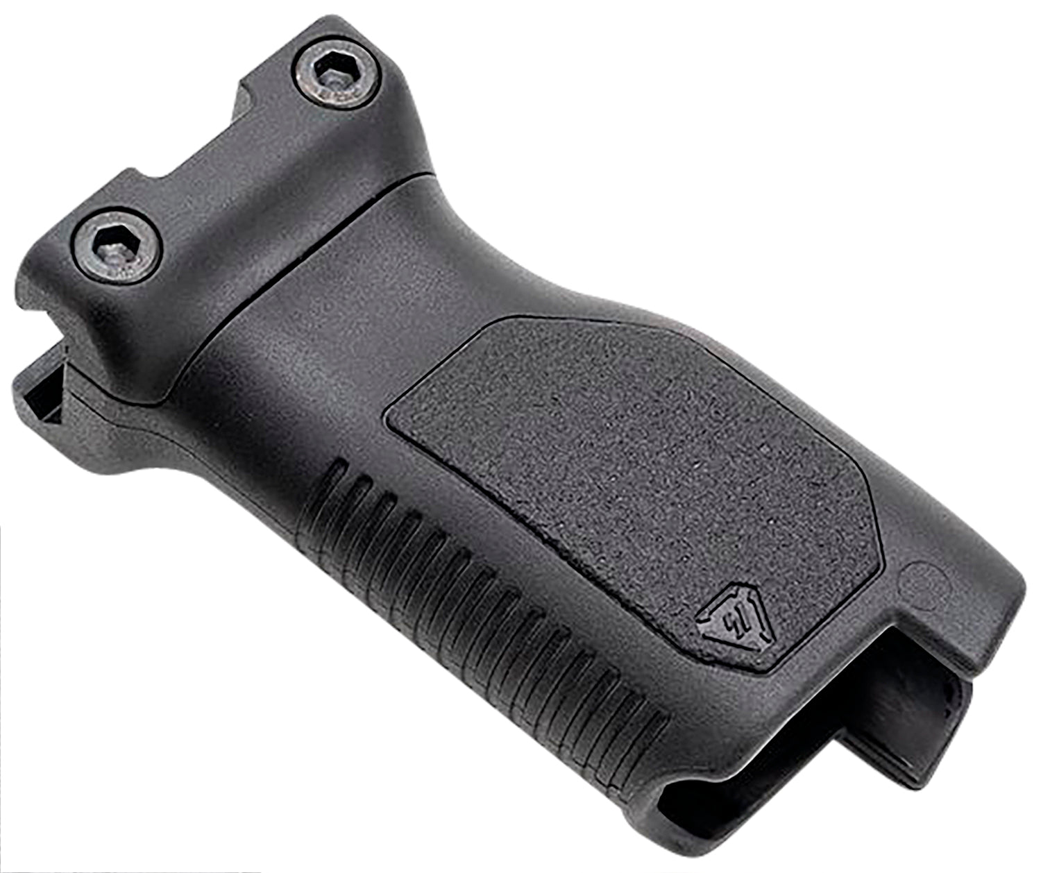 Strike Industries Angled Vertical Grip Long Black Polymer Cable Management for Picatinny Rail