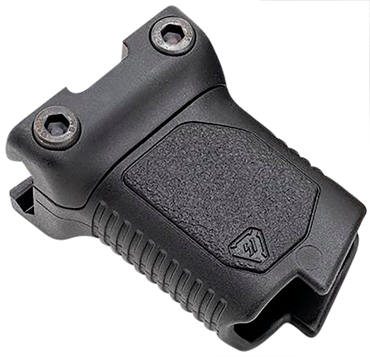 Strike Industries Angled Vertical Grip Short Black Polymer Cable Management for Picatinny Rail