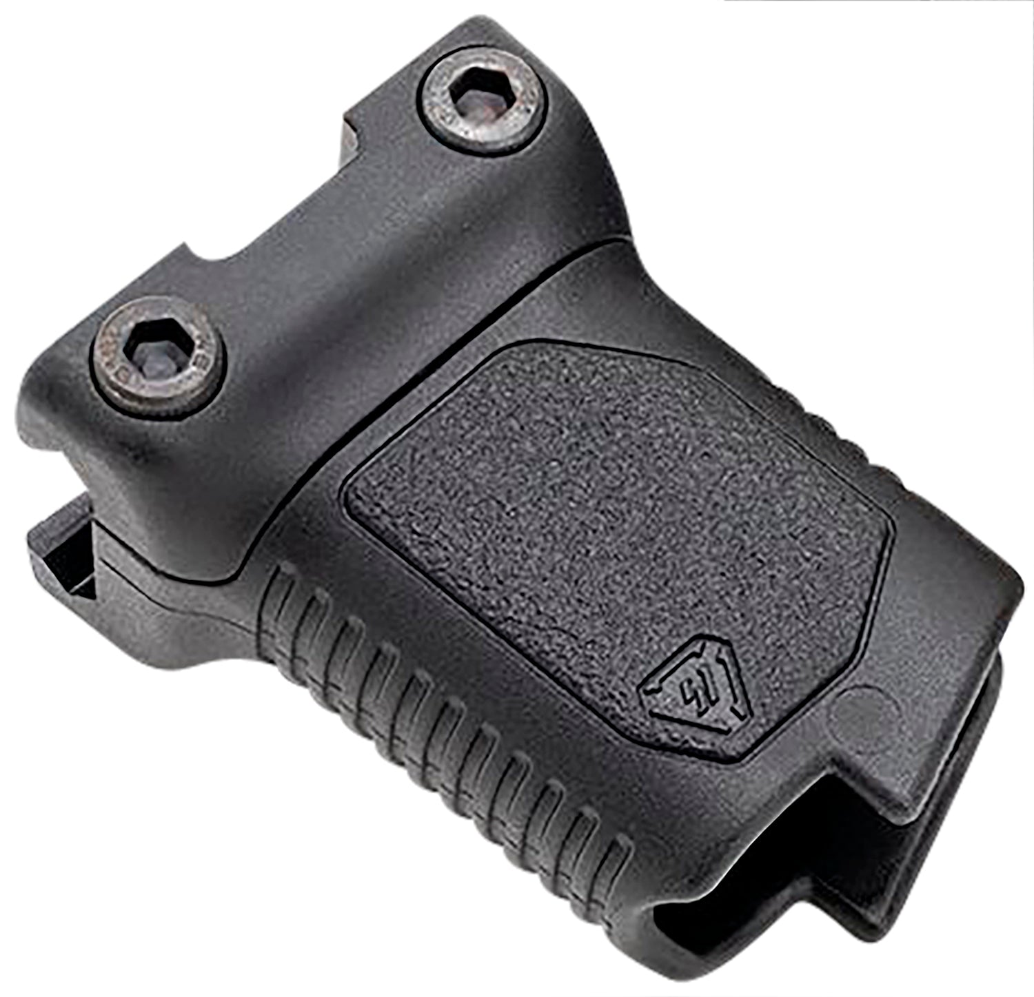 Strike Industries Angled Vertical Grip Short Black Polymer Cable Management for Picatinny Rail