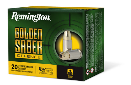 Remington Golden Saber Defense .45 ACP/Auto 230 gr JHP ammo