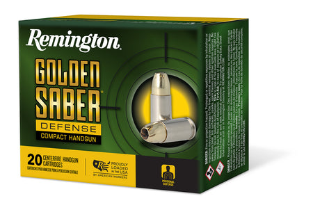 Remington 27619 Golden Saber Brass Jacket Hollow Point  230 Grain .45 ACP/Auto