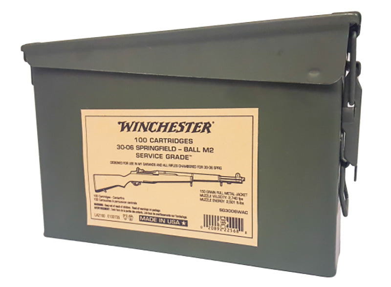 Winchester Centerfire Target .30-06 Springfield 150 gr FMJ ammo