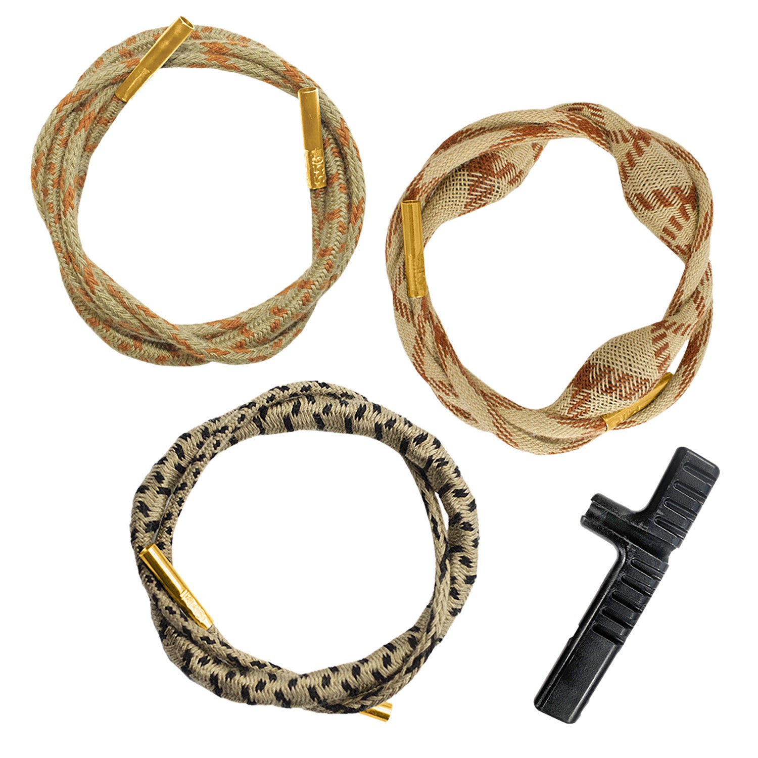 Otis FGRC3G1 Ripcord 3-Gun Trio Bore Cleaner Set 9mm/.223/12 Gauge Nomex/Rubber
