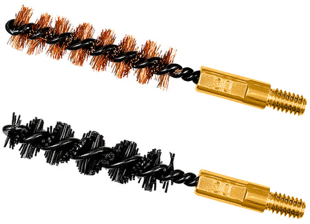 Otis FG330NB Bore Brush Set 7.62mm/30-06/30-30/308/300 Cal 8-32" Thread 2" Bronze & Nylon 2 Pack