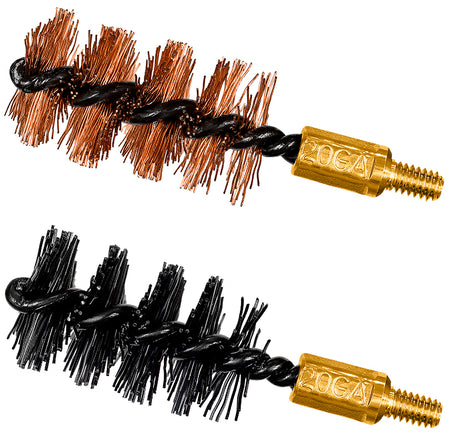 Otis FG520NB Bore Brush Set 20 Gauge Shotgun 2" Long Bronze & Nylon Bristles 2 Pack