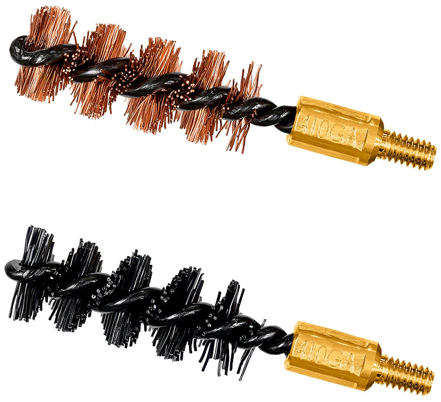 Otis FG541NB Bore Brush Set 410 Gauge Shotgun 8-32" Thread 2" Bronze & Nylon Bristles 2 Pack