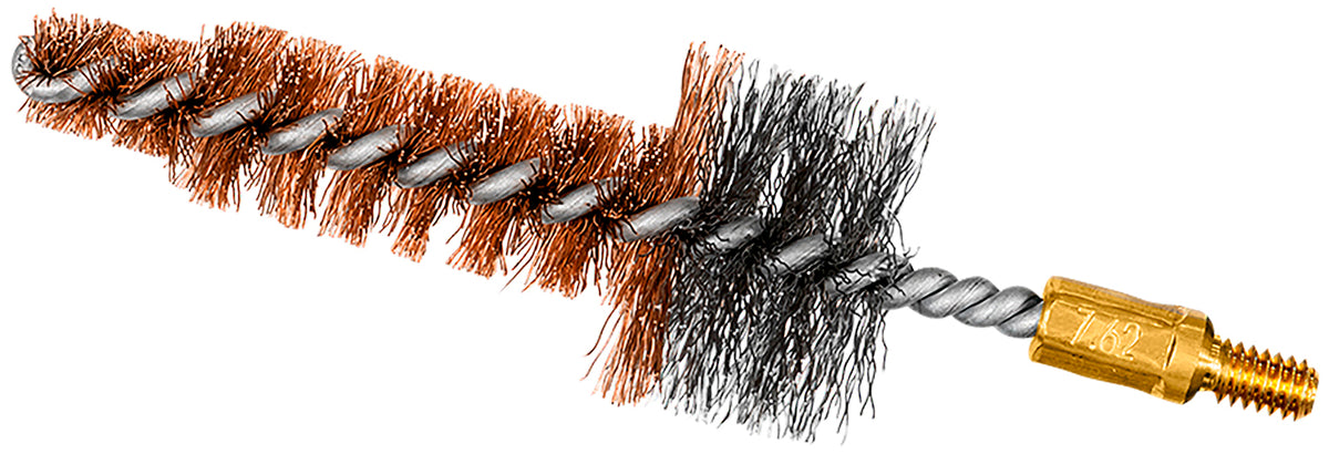 Otis FG368HT Chamber Brush 7.62mm AR-10 Platform 8-32" Thread 1" Bronze/Steel Bristles