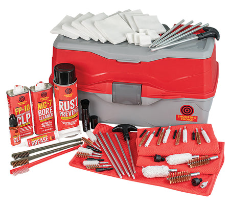 Shooters Choice 900MC Bullseye Box Multi-Caliber/12 Gauge Universal Cleaning Kit