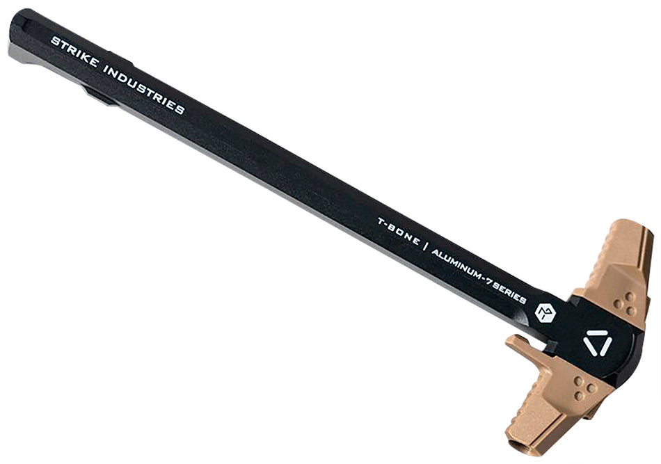 Strike Industries T-Bone Charging Handle .223/5.56 Flat Dark Earth Polymer Handles Aluminum Shaft for AR-15