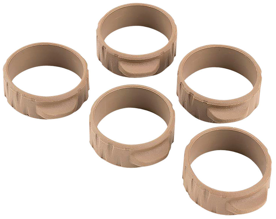Strike Industries Bang Band Mini 34mm Flat Dark Earth Rubber Grip Band 5 Pack