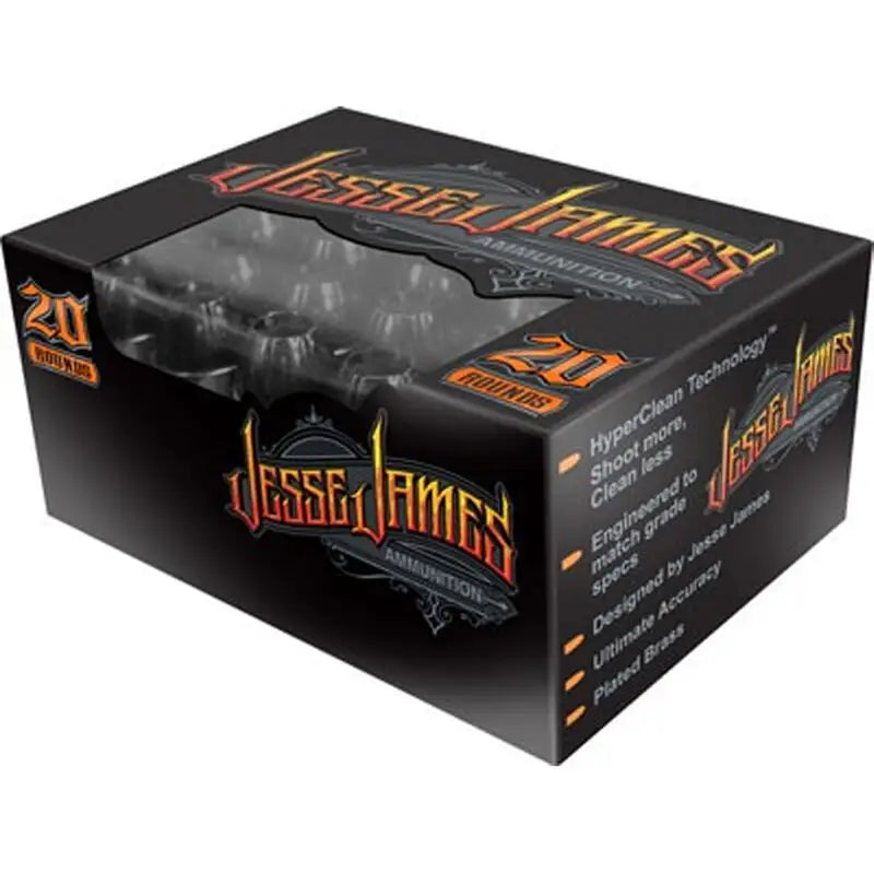 Ammo Inc JESSE JAMES BLACK LA Black Label Hollow Point .45 ACP/Auto 230 gr JHP ammo