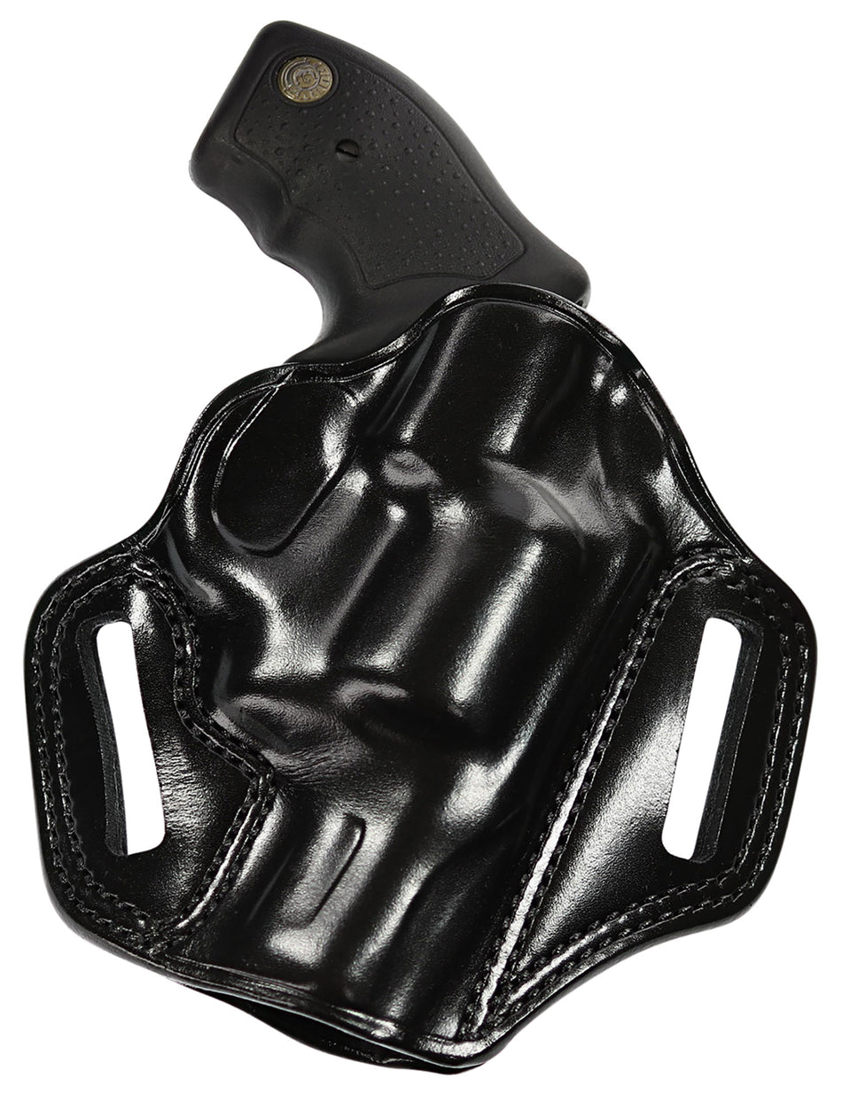 Galco CM834B Combat Master OWB Black Leather Belt Slide Holster for Glock 48 / S&W M&P Shield EZ Right Hand