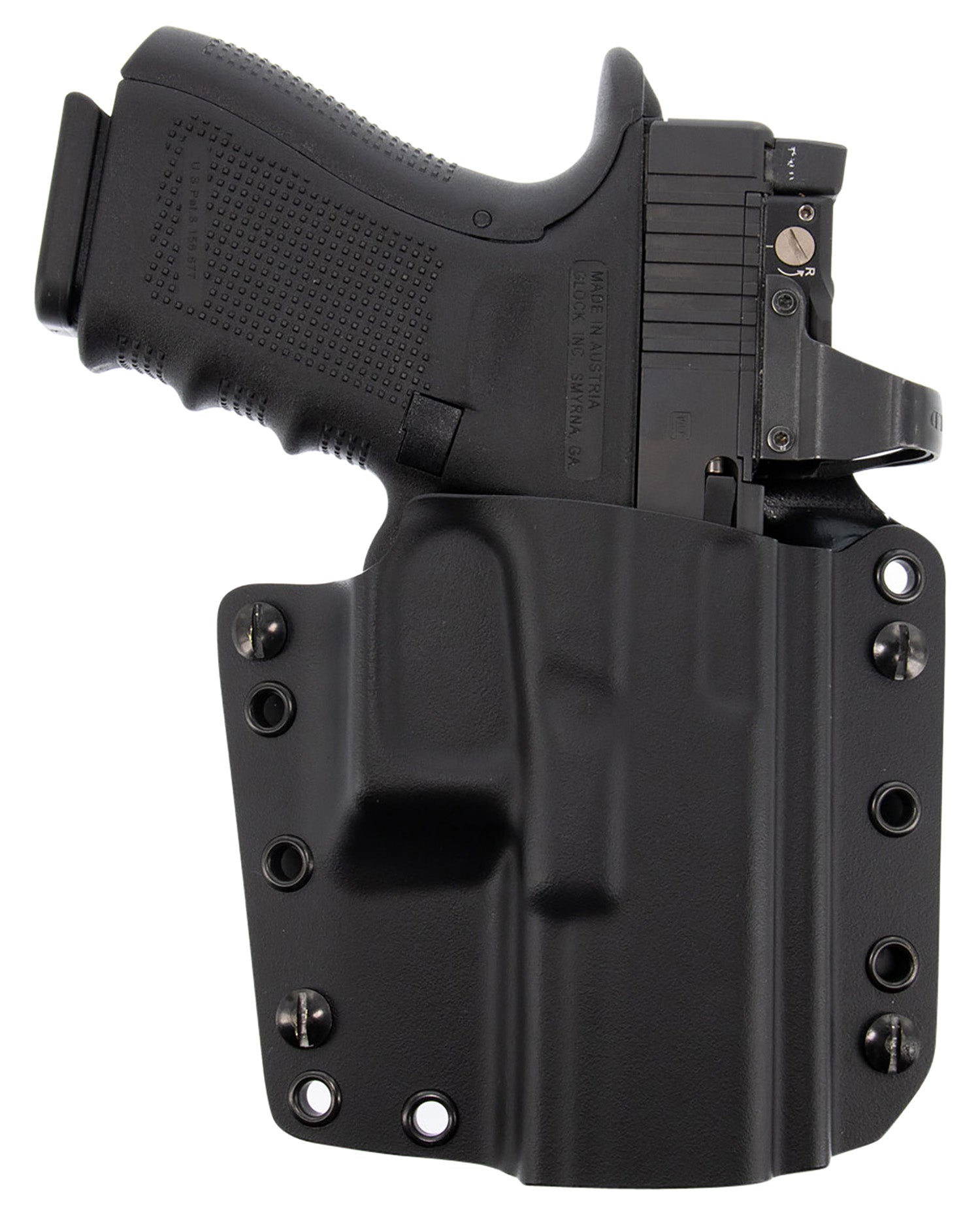 Galco CVS868RB Corvus IWB/OWB Black Kydex Holster Compatible with Glock 17/19/23 Gen3-5 w/TLR-1 Right Hand