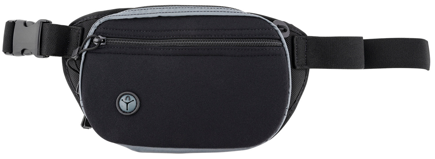 Galco FTPRGBC FasTrax PAC Compact Waistpack Holster Black/Gray Neoprene for Glock 32 / Kahr CW / S&W M&P Shield Ambidextrous