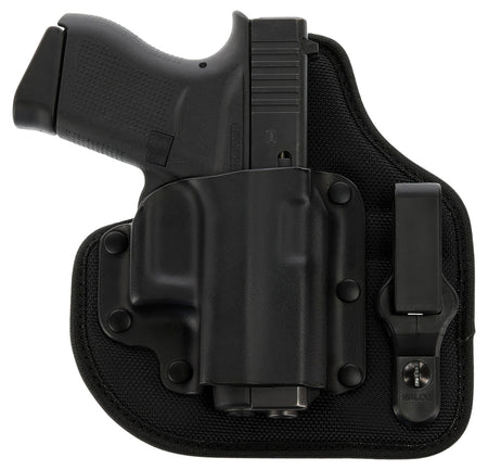 Galco QTC800RB QuickTuk Cloud IWB Holster Black Kydex/Nylon UniClip Fits Glock 43 Springfield Hellcat S&W M&P Shield EZ Right Hand