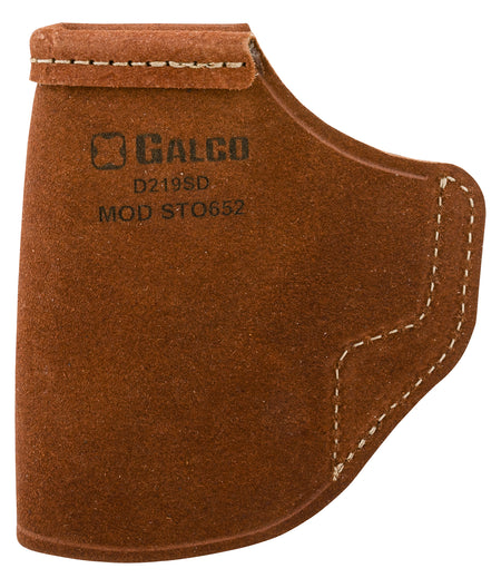 Galco STO652 Stow-N-Go IWB Holster Natural Leather Belt Clip Fits S&W M&P Shield and Walther PPS Right Hand