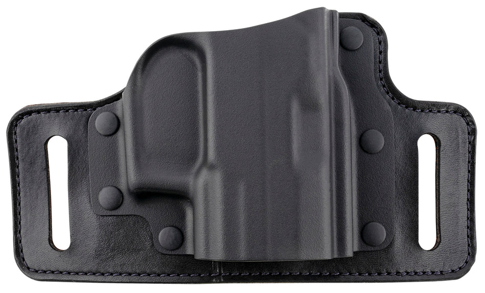 Galco TS820B TacSlide OWB Holster Black Kydex/Leather Belt Slide Fits Beretta APX Taurus G3 and Sig M18 Right Hand