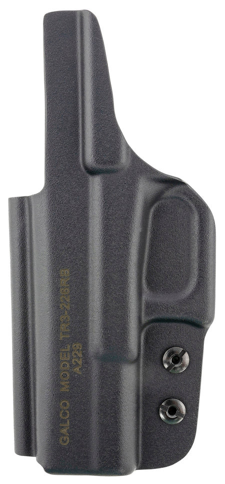 Galco TR3226RB Triton 3.0 OWB Holster Black Leather UniClip/Stealth Clip Fits Glock 19 Gen1-5 Glock 32 and Glock 23 Gen2-5 Right Hand
