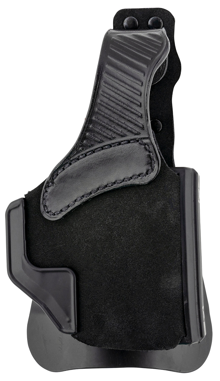 Galco W2800RB Wraith 2.0 OWB Holster Black Leather Paddle Mount Compatible with Glock 43X Taurus GX4 and Springfield Hellcat Right Hand