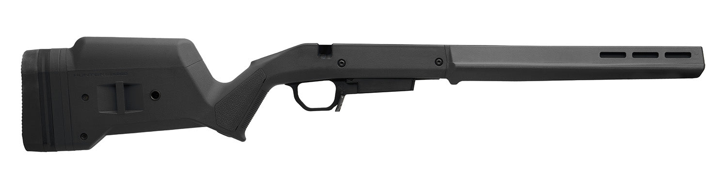 Magpul MAG1207-BLK Hunter American Stock Black Adjustable Synthetic for Ruger American Short Action Right Hand with STANAG Mag Well