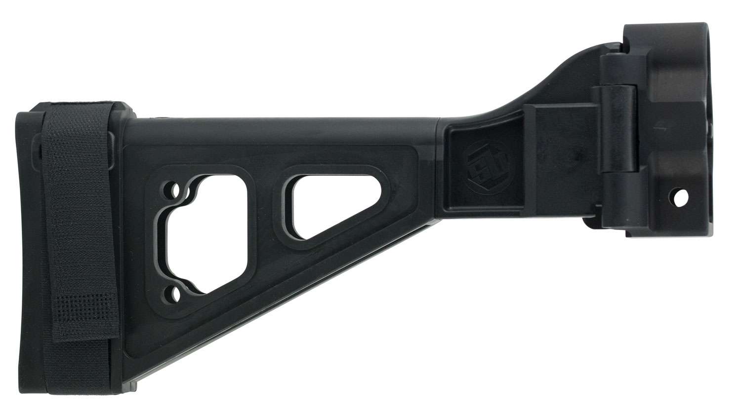 SB Tactical SBT5A Black Folding Pistol Stabilizing Brace for HK MP5 / MP5K