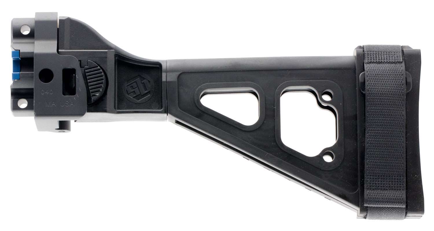 SB Tactical SBT5A Black Folding Pistol Stabilizing Brace for HK MP5K / SP5K / SP89 Clones