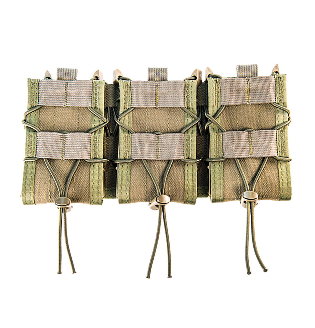 High Speed Gear TACO Shingle Triple Rifle Mag Pouch OD Green Nylon MOLLE