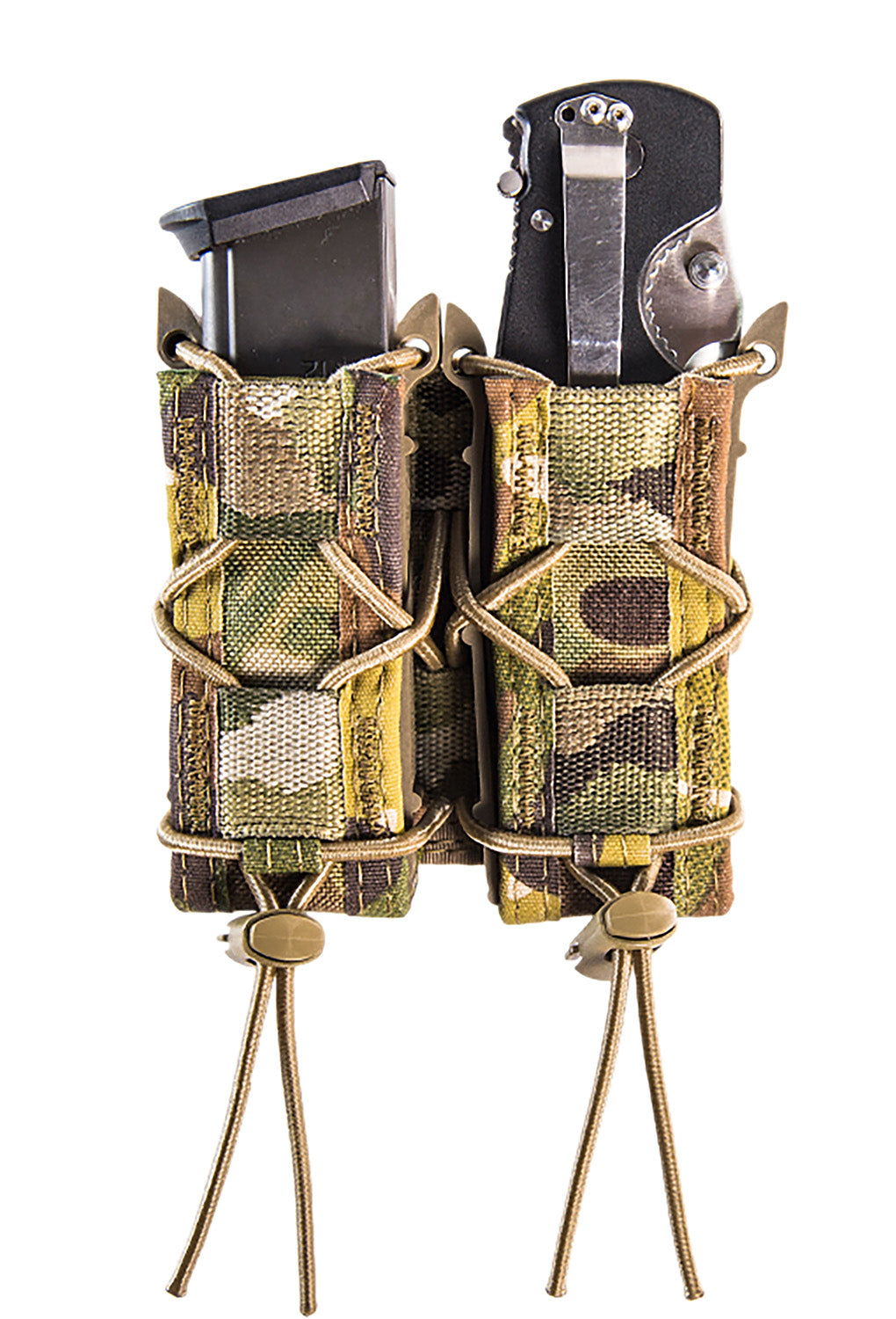 High Speed Gear TACO Double Pistol Mag Pouch MultiCam Nylon MOLLE