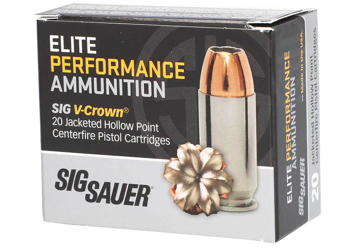 Sig Sauer Elite Performance 10mm Auto 200 gr JHP ammo