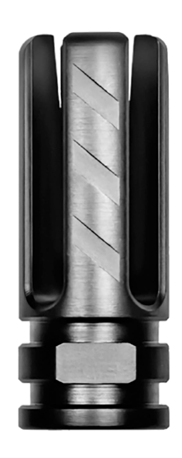 Rise Armament RA-703-223-BLK Veil Flash Hider Black Nitride 416R Stainless Steel 22 Cal AR-15