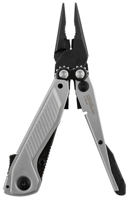 SOG Flash MT Black/Silver Cryo D2 5.60" 7-Tool Compact Multi-Tool with Assisted Open Blade