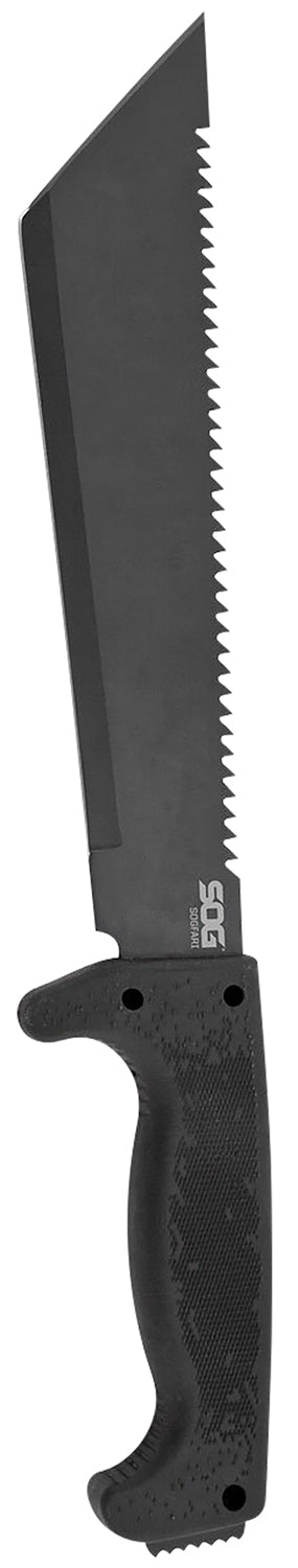 S.O.G SOG-MC04-N SOGfari 10" Black Hardcased 3Cr13MoV SS Blade Black Kraton Handle 16" Overall with Sheath
