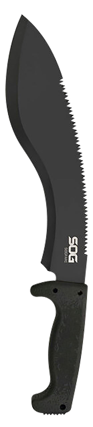 S.O.G SOGMC11N SOGfari 12" Black Hardcased 3Cr13MoV SS Blade Black Kraton Handle 18" Overall with Sheath