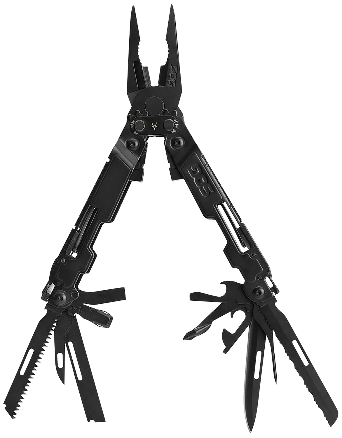 S.O.G SOGPA2002CP PowerAccess Deluxe Black Stainless Steel Multi-Tool 21 Tools with Nylon Sheath