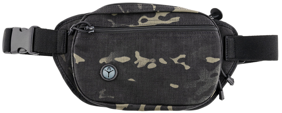 Galco FTPRMBC Fastrax PAC Waistpack Compact Holster MultiCam Black Neoprene Fits S&W M&P Compact Taurus G2C Springfield Hellcat Pro Ambidextrous