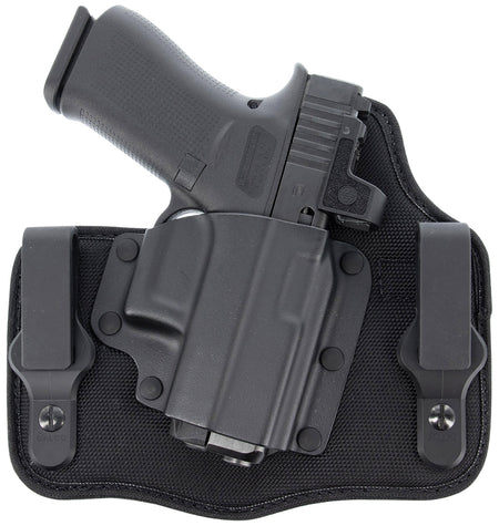 Galco KingTuk Cloud IWB Holster Black Kydex/Nylon UniClip for Glock 43/43X & Springfield Hellcat Pro Right Hand